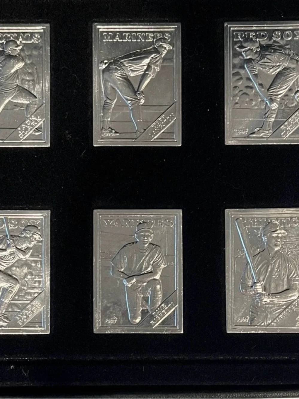 Topps Gallery OF Champions! SILVER playing cards and storage display, Topps COA - Picture 10 of 11